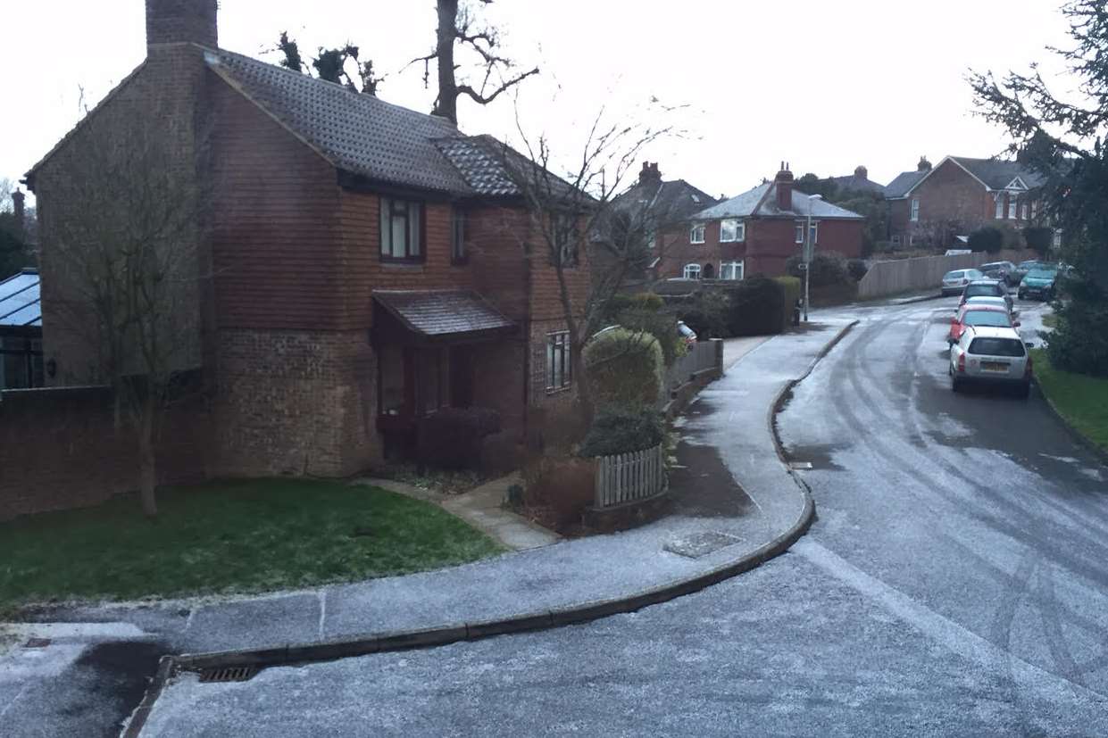 A light dusting of snow in Southborough. File picture: Matthew Walker.