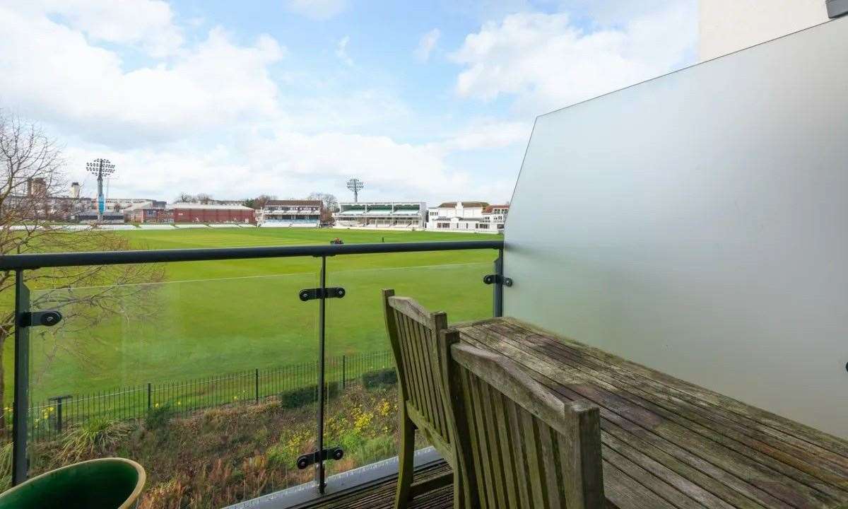 You can watch cricket matches from your very own balcony. Picture: Sandersons UK