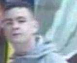 Police wish to speak to this man following an incident at Greggs. Picture: Kent Police