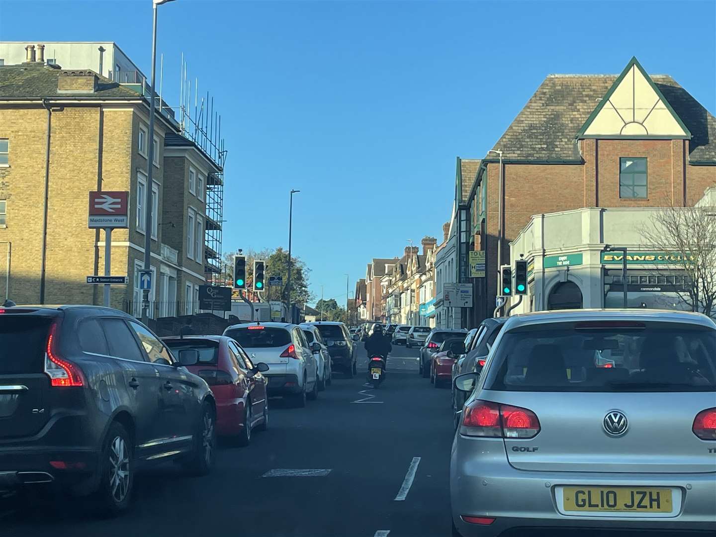 Increased congestion on the Tonbridge Road as a result of the closure