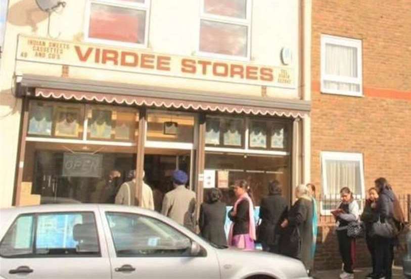 Virdee Stores located in Arthur Street, Gravesend