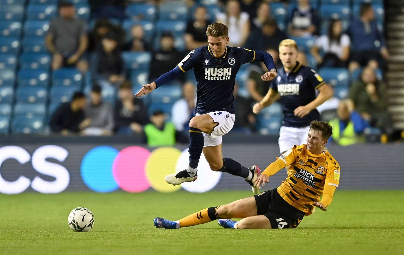 Connor Mahoney in action for Millwall against Cambridge United in the Carabao Cup in 2021 Picture: Keith Gillard