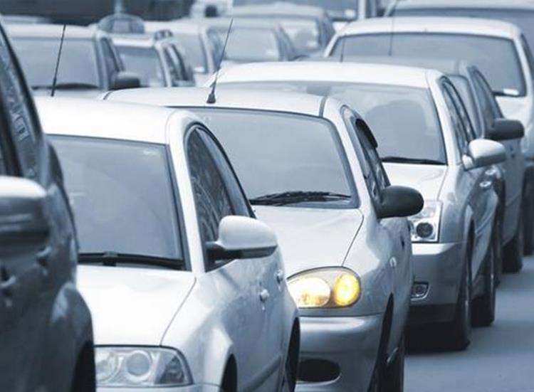 Motorists are being warned of delays on the M2