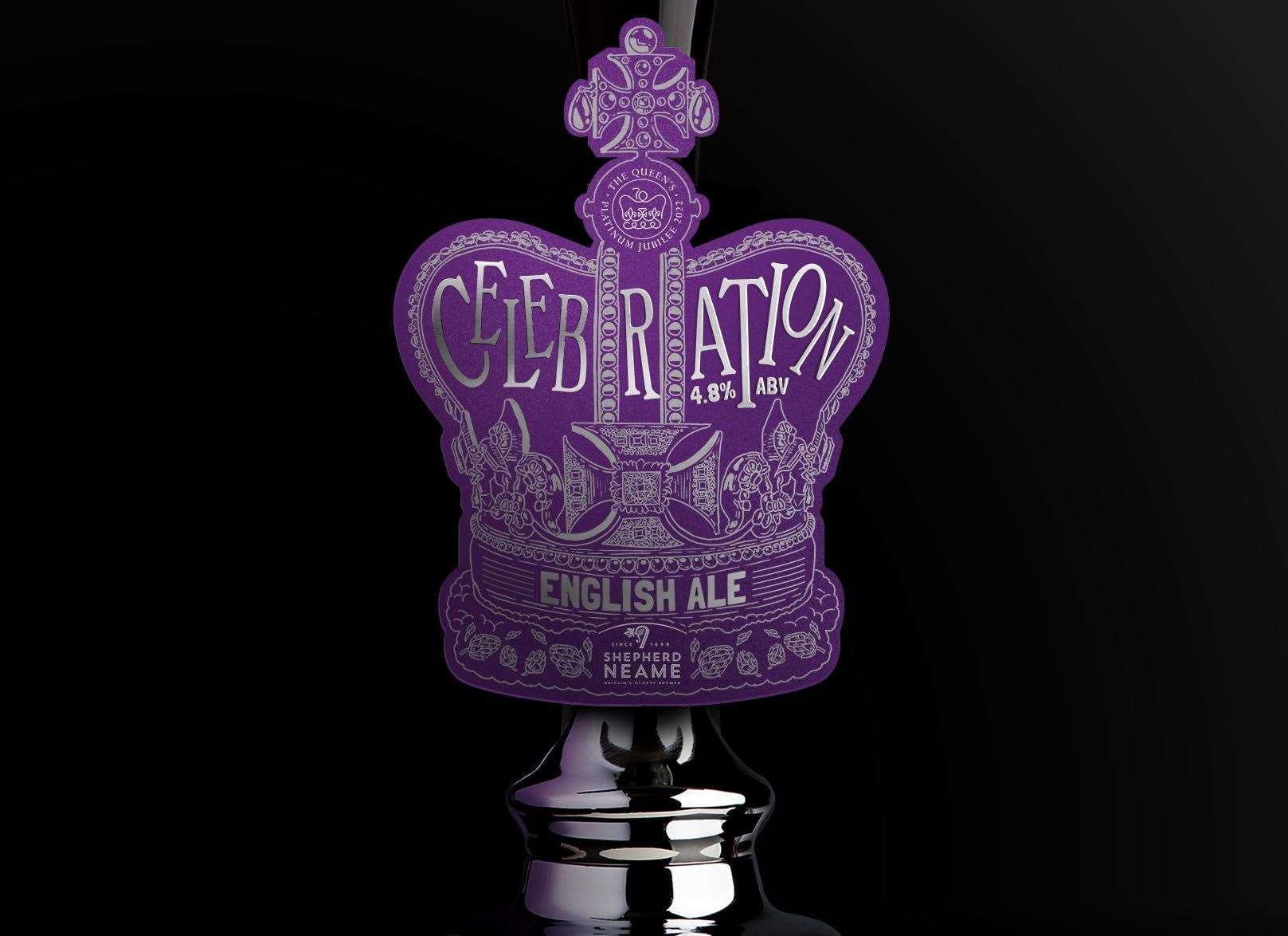 Shepherd Neame's special Celebration Ale for the Queen's Platinum Jubilee