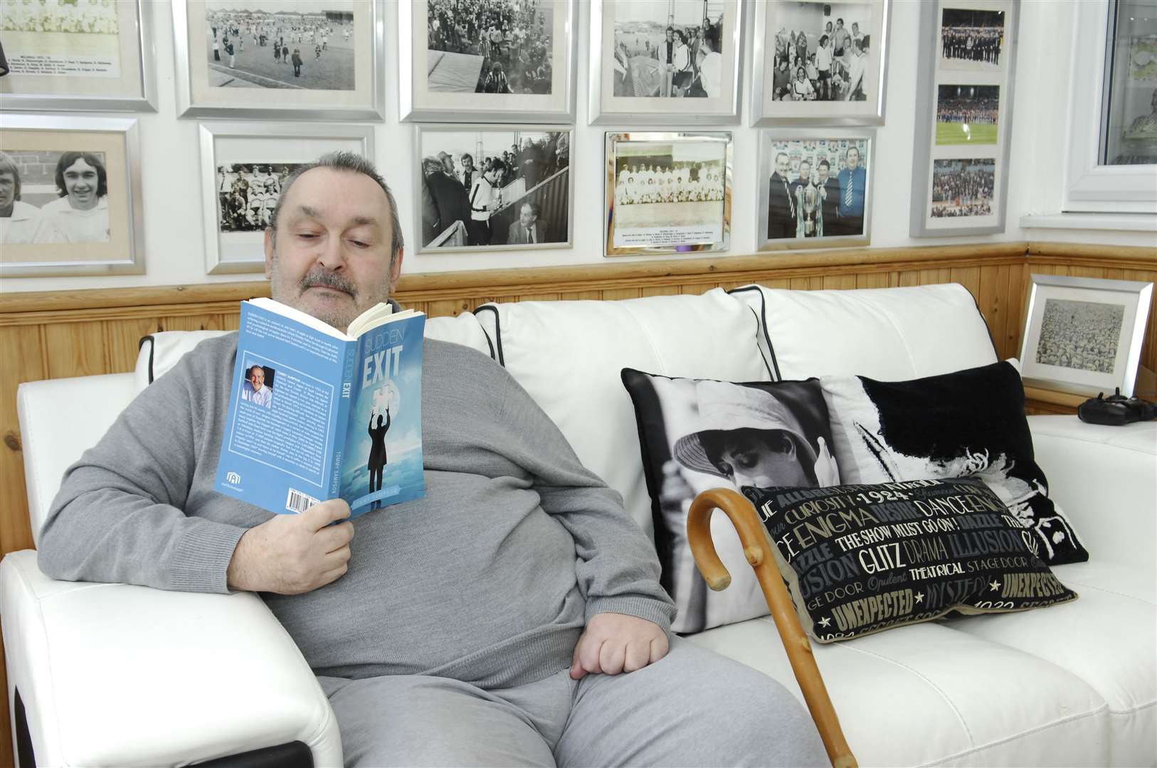 Tommy Sampson wrote a book on his journey back from a stroke in 2006 Picture: Martin Apps