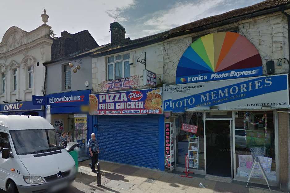 Pizza Plus Fried Chicken, Gillingham High Street. Picture: Google Street View.