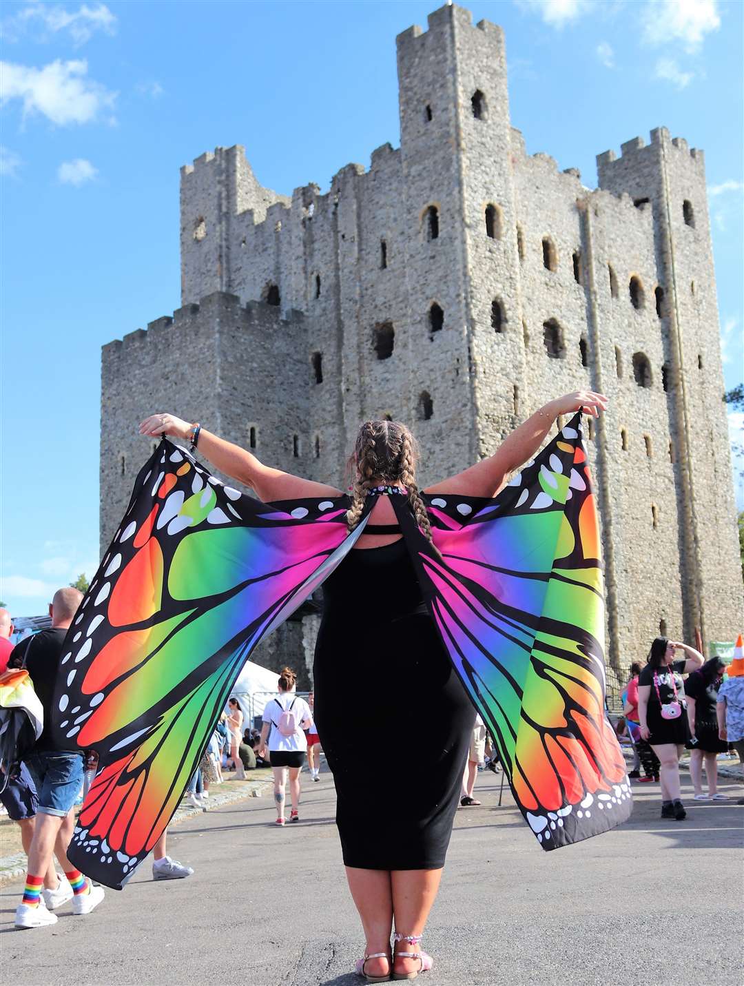 The event was held at Rochester Castle. Picture: Rachel Evans