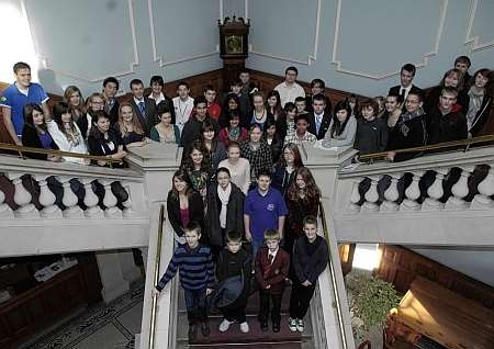 The youngsters elected in the 2009 Kent Youth County Council elections. Picture: Matthew Walker