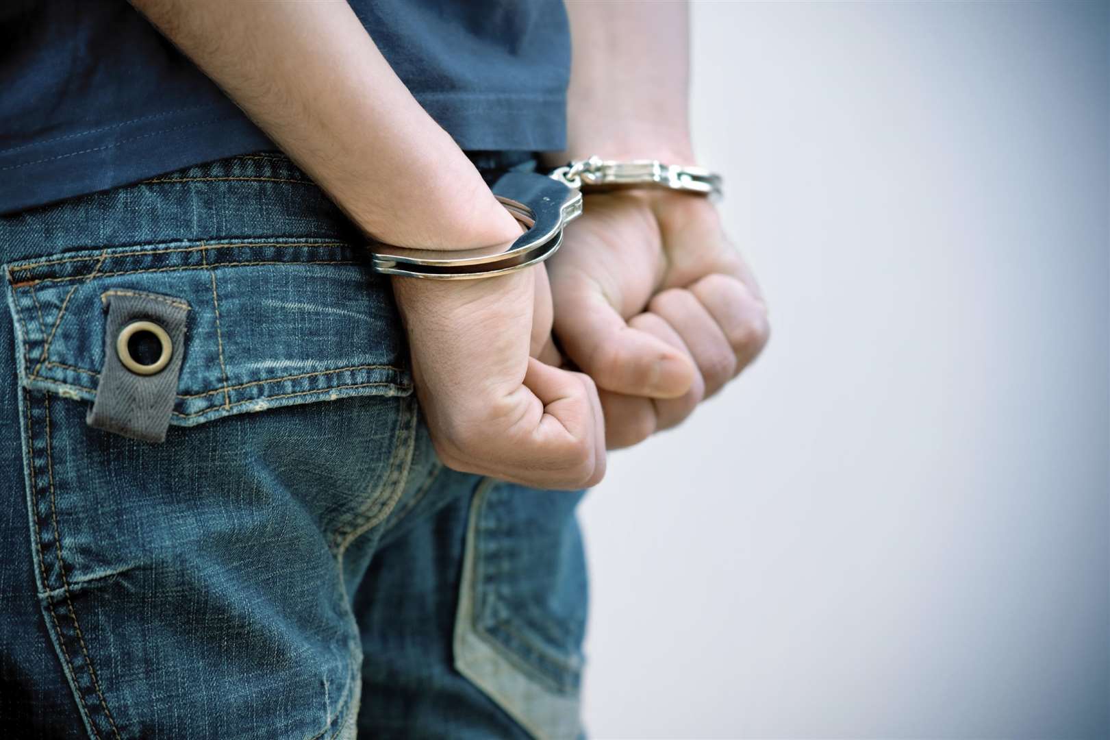 MUST CREDIT Picture: iStock.comKMG GROUP USE ONLYConditions of Use: Slug: badcells GM 090215Caption: Man in handcuffs. Stock pictureLocation: GravesendCategory: Human InterestByline: iStock.comContact Name: iStock.comContact Email: Contact Phone: 0203 227 2713Uploaded By: Nikki WHITECopyright: iStock.comOriginal Caption: FM3642007 (3881286)