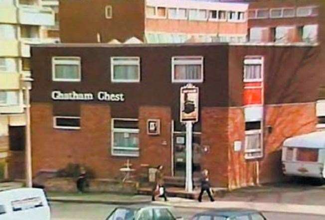 Chatham Chest pub back in 1977. Picture: Inside Architects/Medway Council