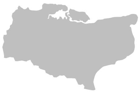 An outline map of Kent