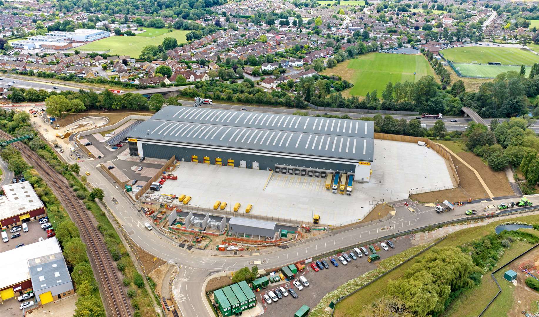 Delivery company DHL is one of the latest to move into the logistics park