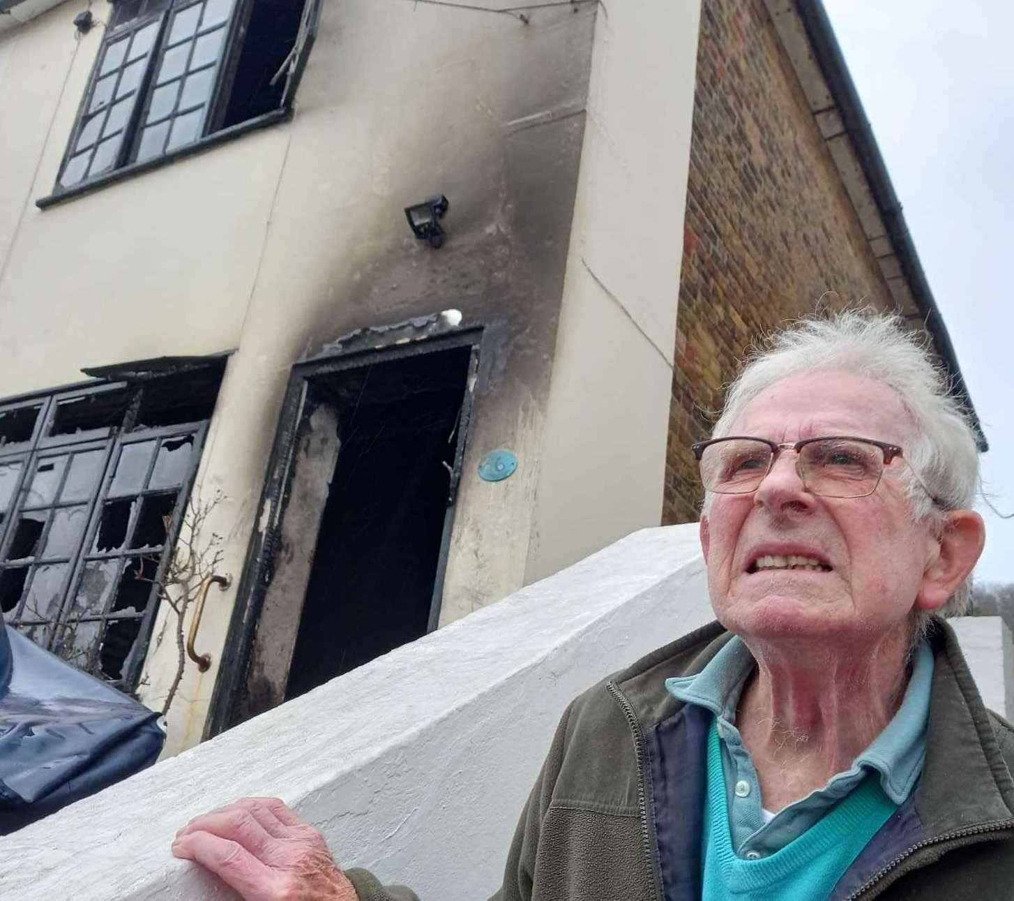 John Pratt, 86, from Sandgate, saved his neighbour's life. Photo: Annette Pratt