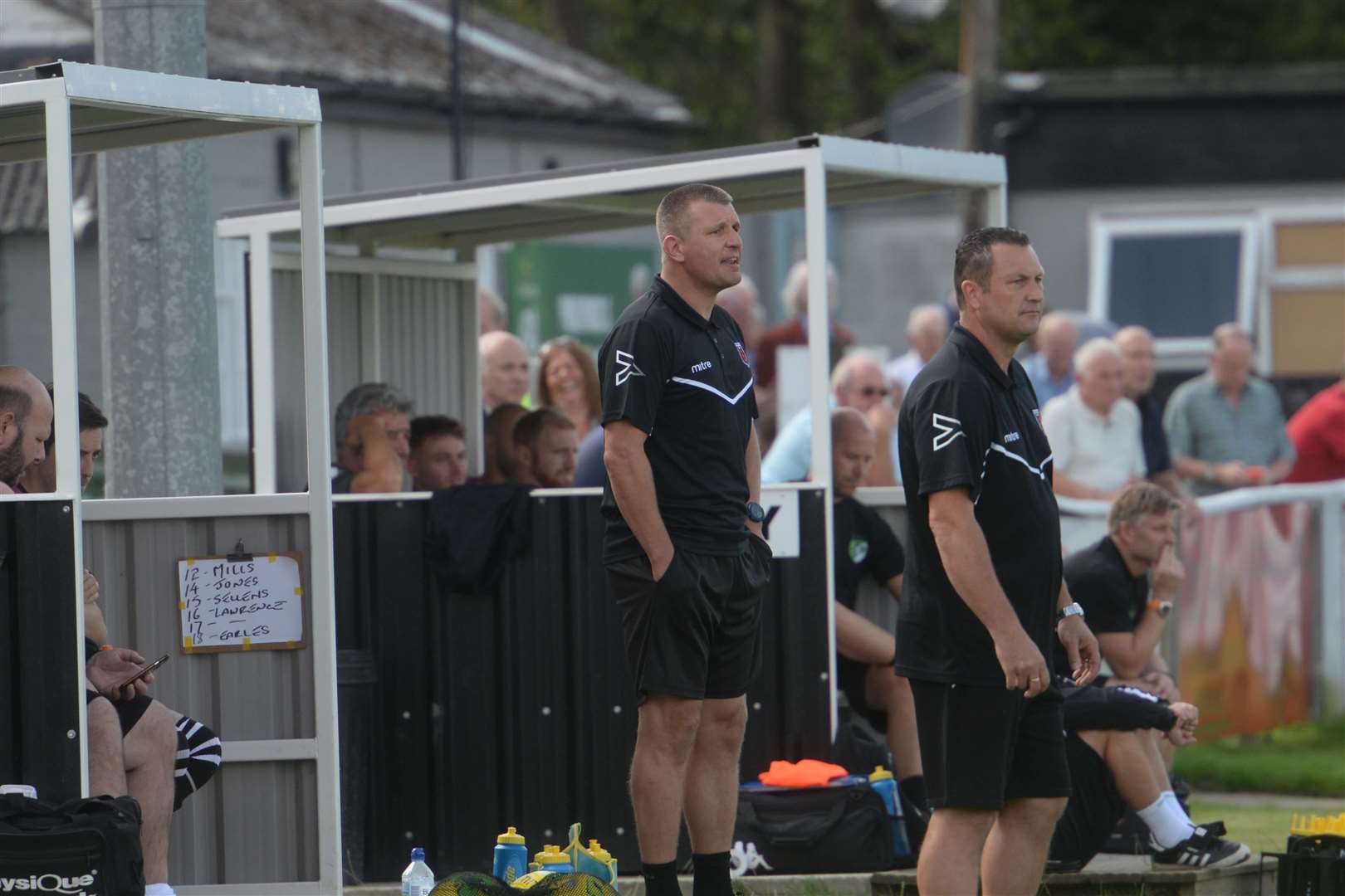 Faversham joint managers Danny Chapman and Phil Miles. Picture: Chris Davey