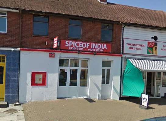 The Spice Of India in Beauchamp Avenue. Google Maps Image