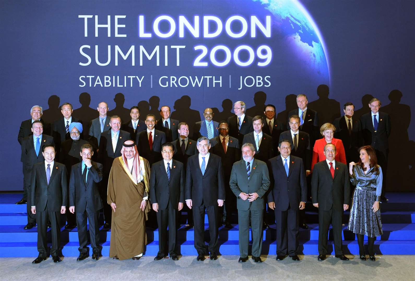 The 2009 G20 summit in London (Stefan Rousseau/PA)