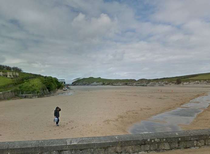 Mr Howe died after being pulled from the sea at Porth beach in Newquay. Picture: Google.