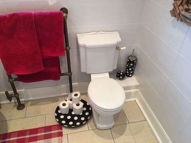 Hopefully just enough toilet rolls to last – providing no-one nicks them