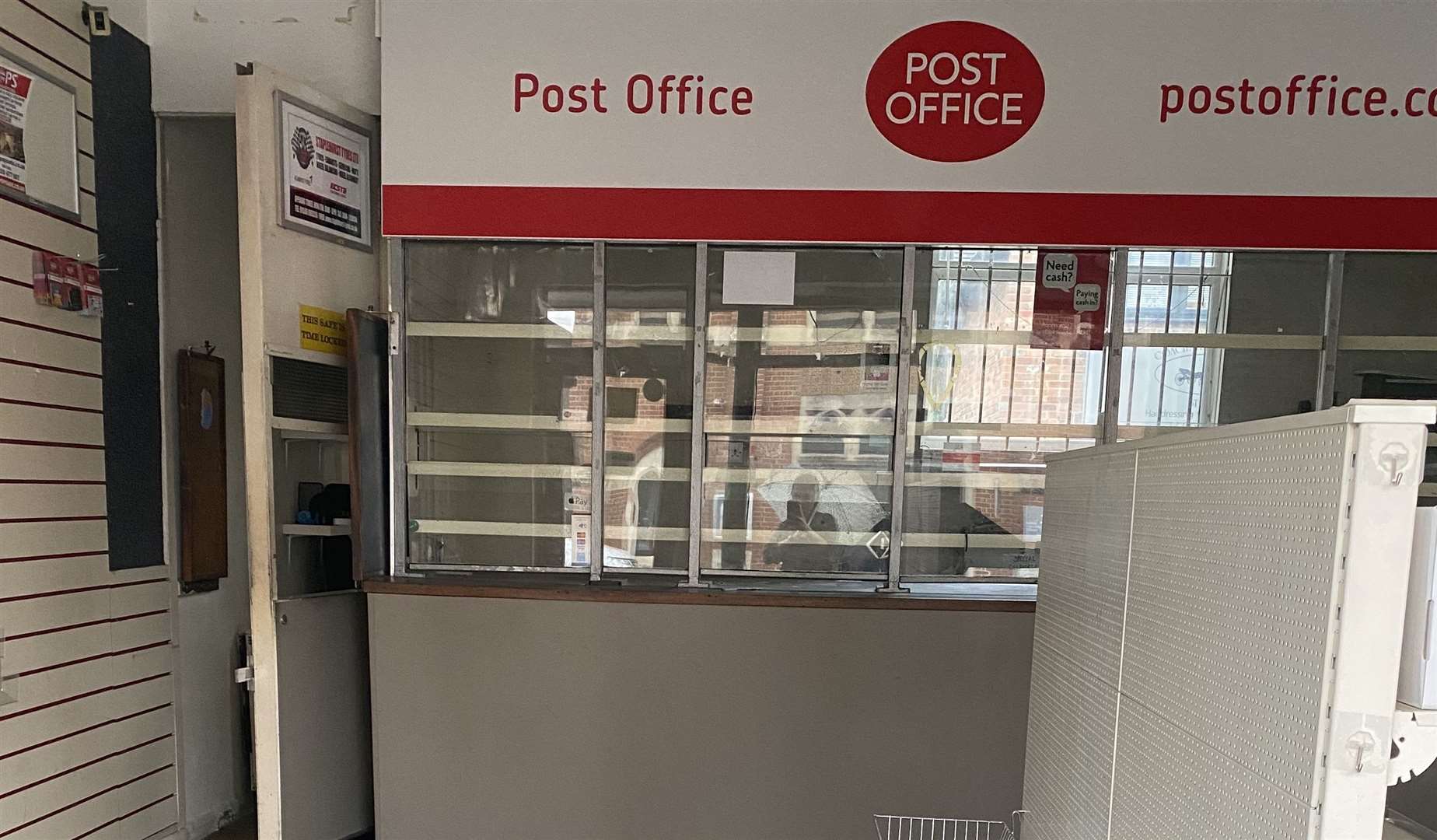 Hayleigh and Reggie Gelderbloem have worked hard to transform the former post office into a coffee shop. This picture shows how the empty unit looked when they bought it