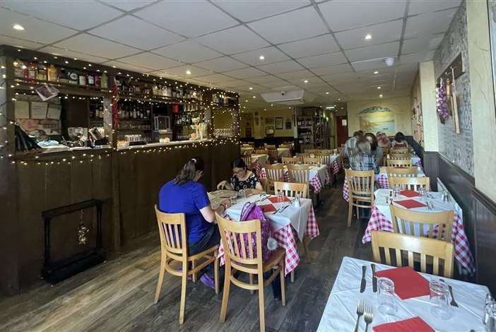 Inside Vesuvius in Maidstone, which scored 22 out of 25