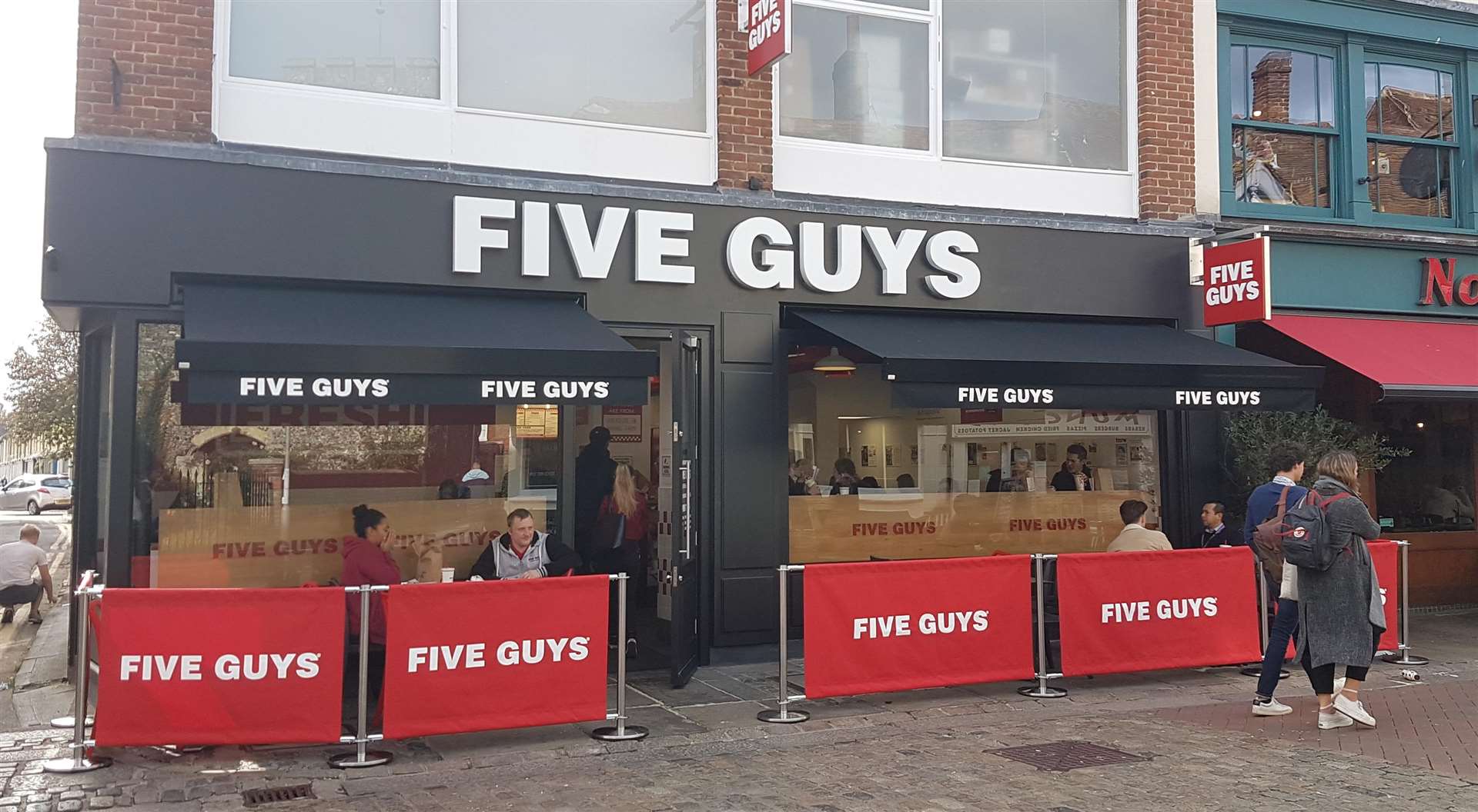 Five Guys is now open for business