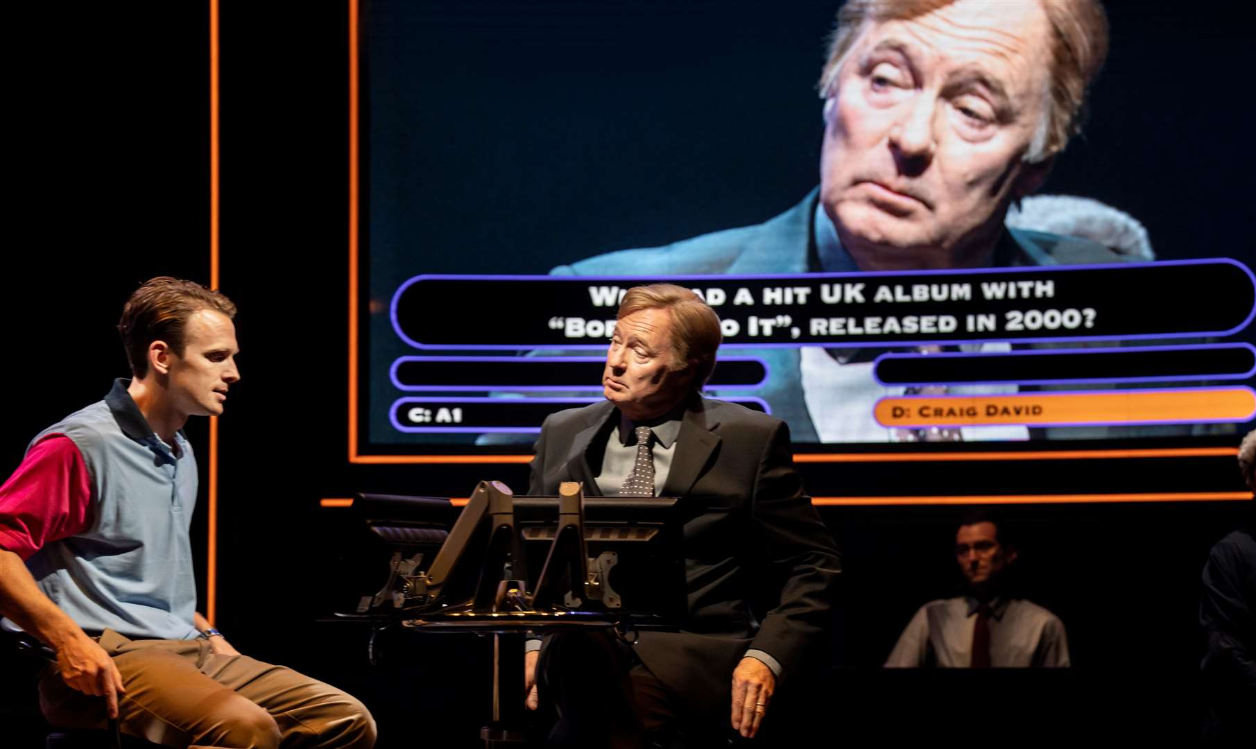 Lewis Reeves and Rory Bremner will star in the touring production of Quiz. Picture: Johan Persson
