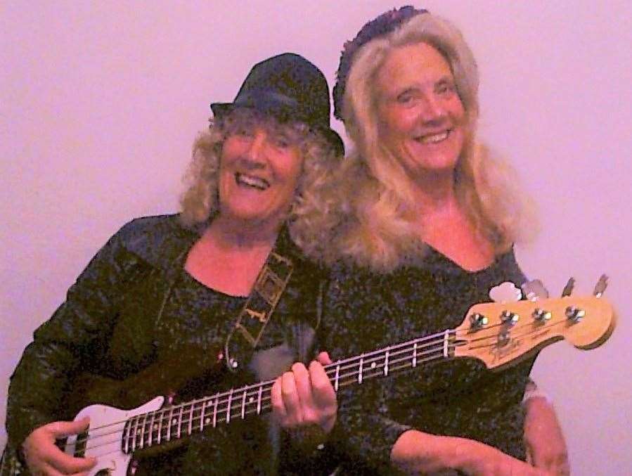Formerly the ‘Taylor Twins’, Patricia and Margaret now perform as ‘Great Grannies Rock’