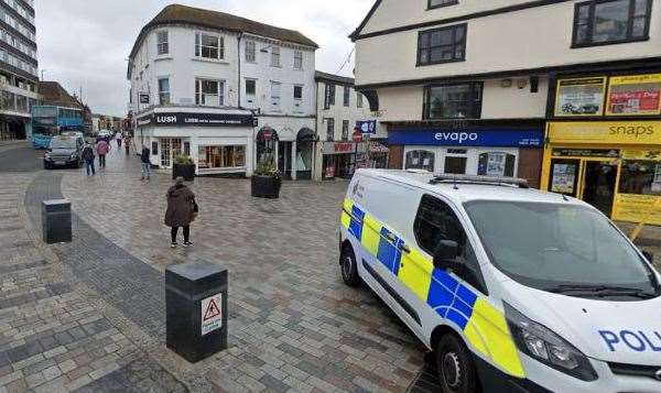 A man had his jaw broken after an attack in Maidstone town centre. Picture: Google