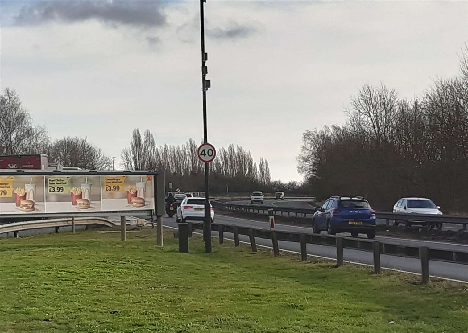 The new 40mph signs along the A20