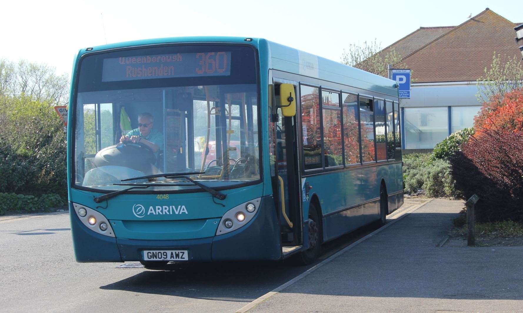 An Arriva bus in Sheerness