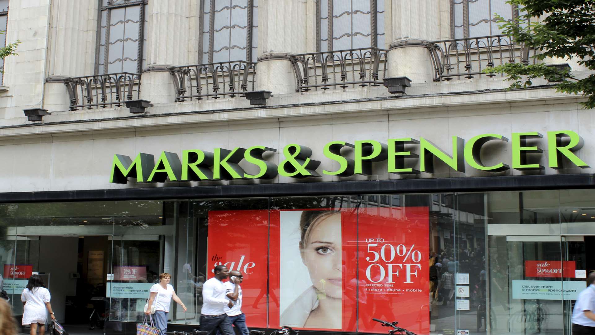 M&S is closing stores across the UK. Stock image