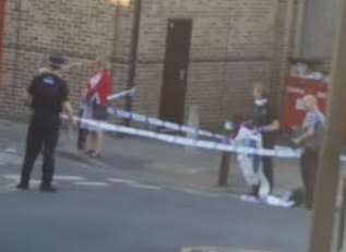 It is thought a man has been stabbed. Picture: Reece Dawson