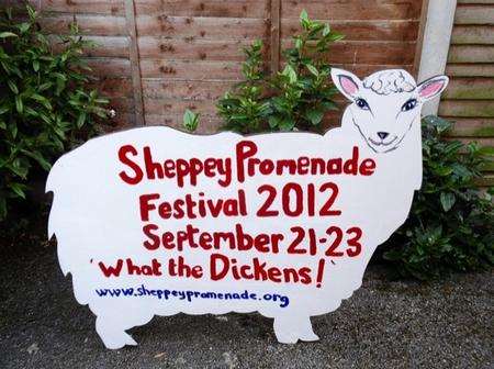 Shurland the Sheep - who will be placed at various locations around the Island to promote the Promenade Festival