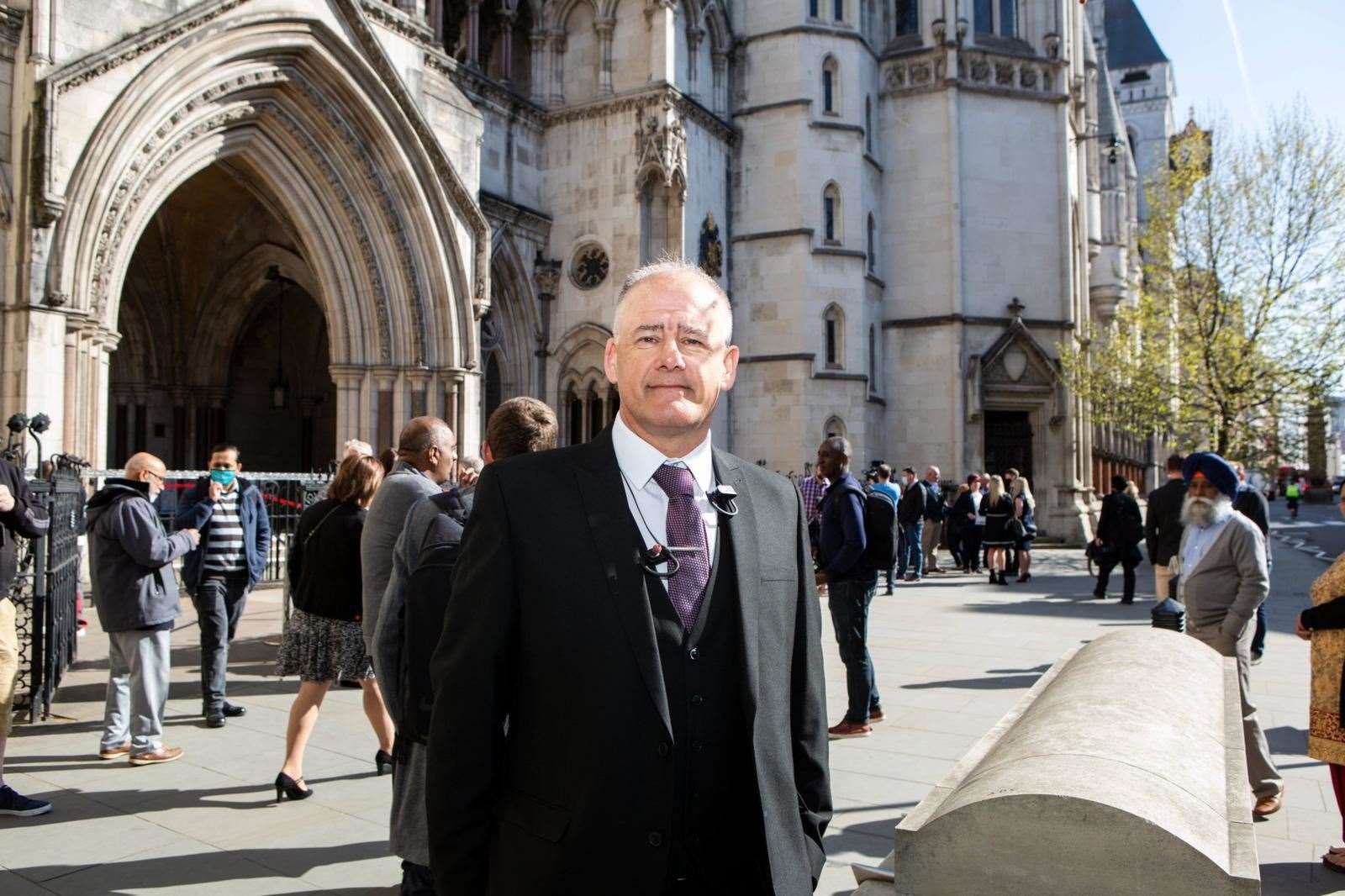Mr Graham after his conviction was quashed in a High Court decision