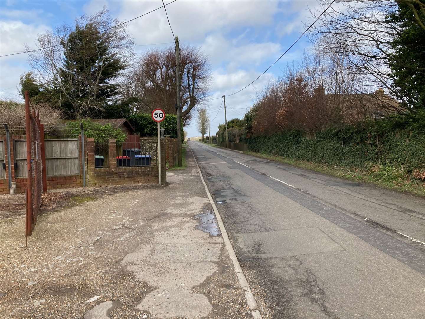 Stone Street in Petham, near Canterbury, where houses 'shake' as lorries whizz by