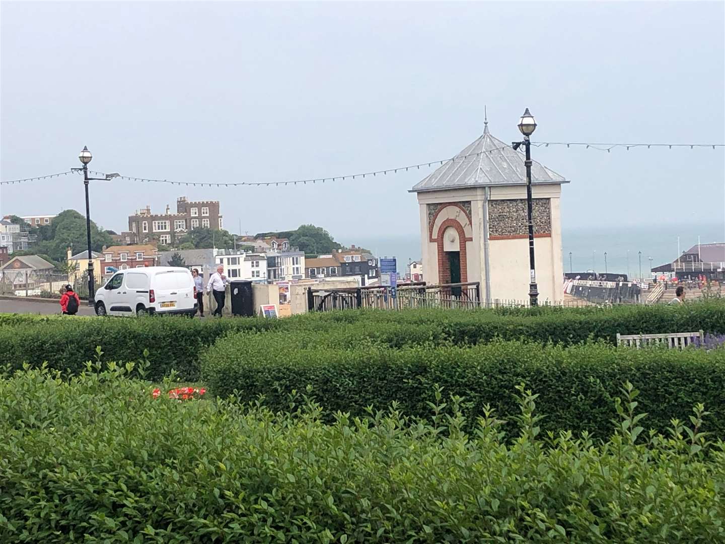Council workers are investigating after people were left trapped in the Viking Bay lift in Broadstairs (12963668)