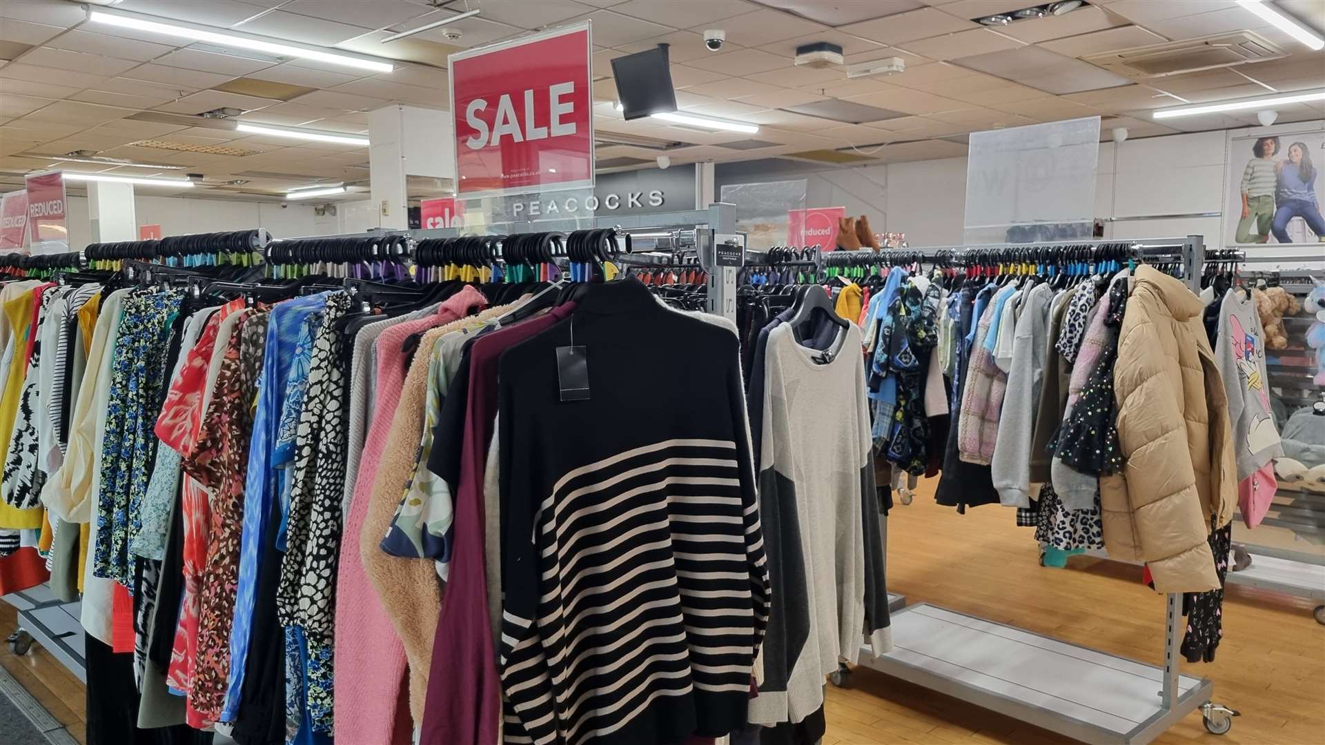 A closing down sale is now on at the store in County Square shopping centre