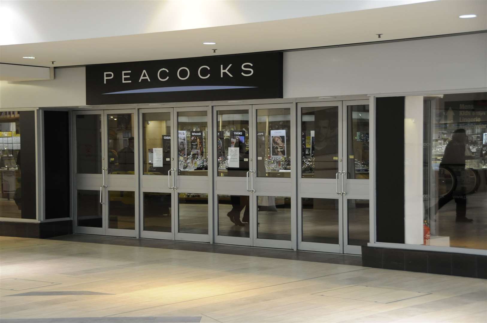 The former Peacocks store in Ashford - it has since been moved to within the Dobbies store