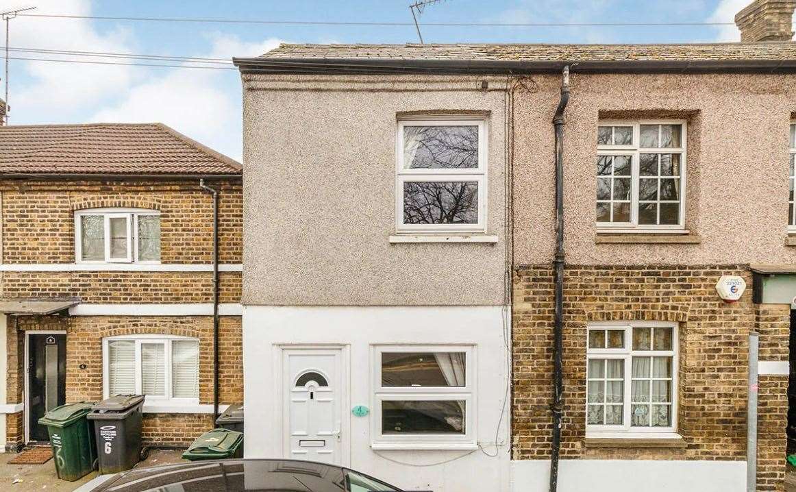 This two bedroom terraced house in Walnut Tree Avenue, Dartford, is on the market. Picture: Zoopla