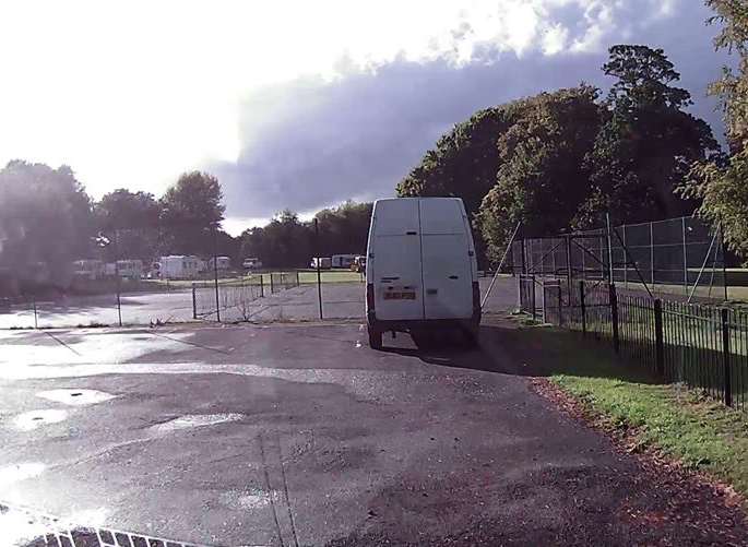 The travellers on the South Ward Playing Fields. Picture: Beth Simmons