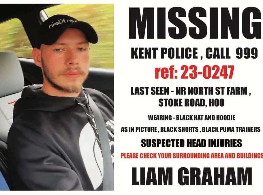 A poster to help find missing Liam Graham