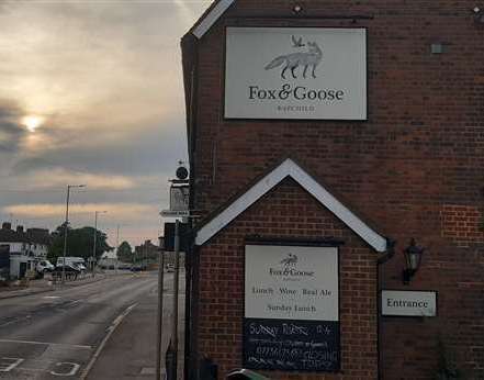 The Fox and Goose pub in Bapchild was closed due to, among other reasons, the cost of living crisis