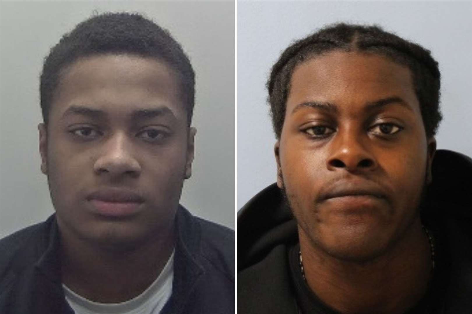 Trevis Abiola, 23, and Javarni McPherson, 23. Picture: British Transport Police