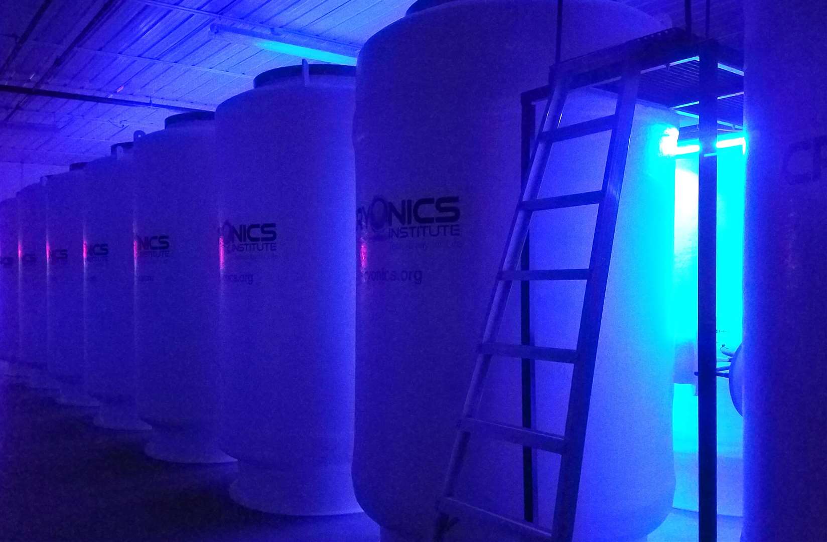Fancy ending up here? The storage chambers at the Cryonics Institute in the US