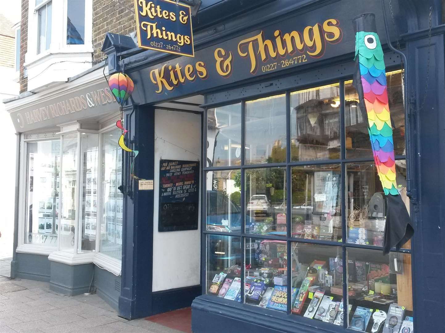 The former Kites and Things shop in Oxford Street, Whitstable, could become a wine bar