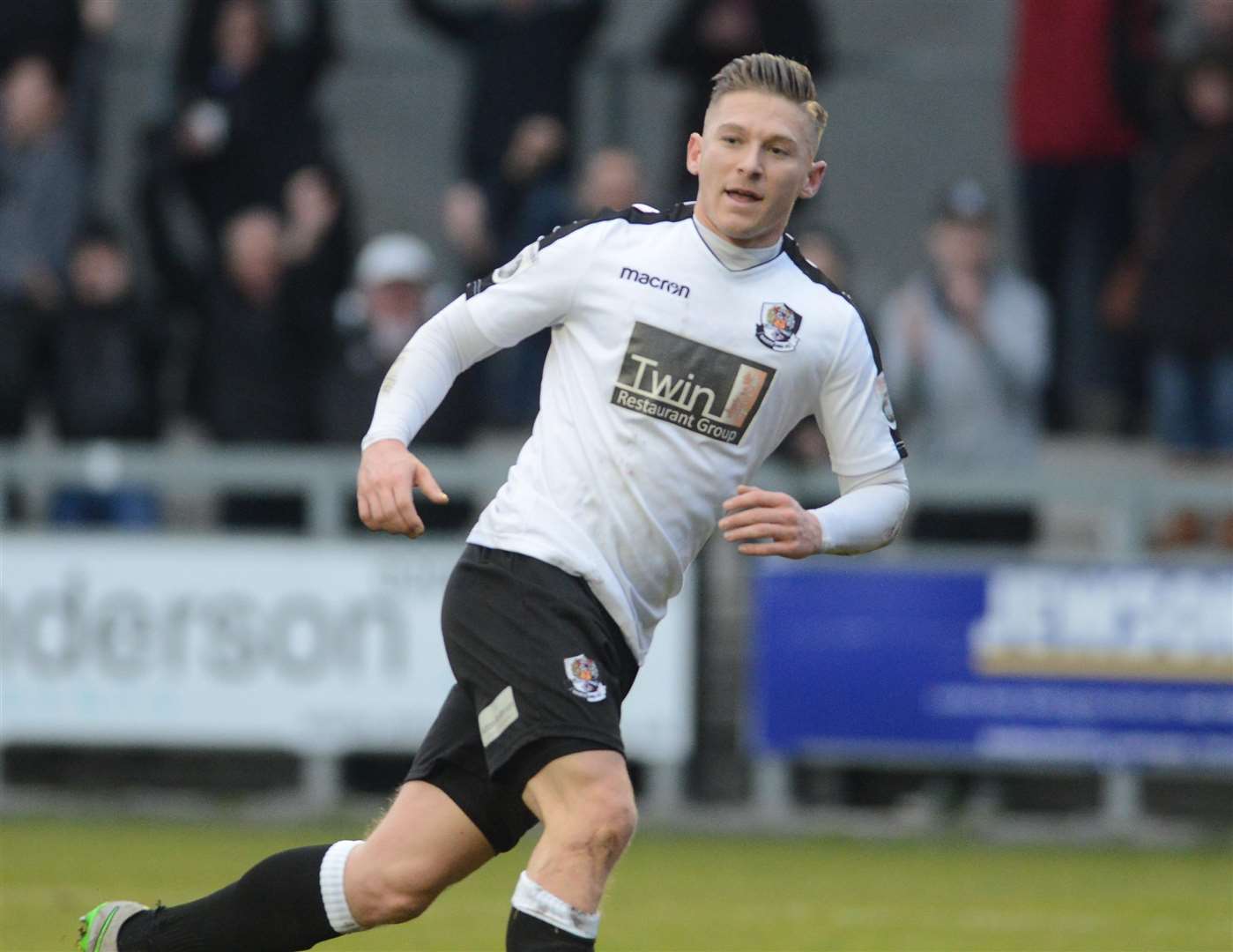Andy Pugh has scored 52 goals for Dartford Picture: Gary Browne