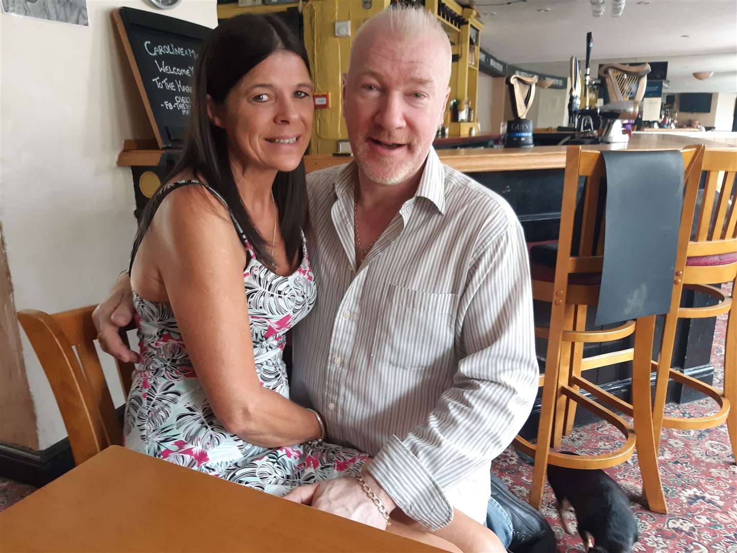 Matthew and Caroline Bryant, landlord and landlady of the Hare and Hounds in Maidstone, saw the assault