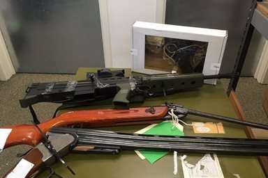 More than 300 guns were handed to police during an amnesty. Picture: Kent Police