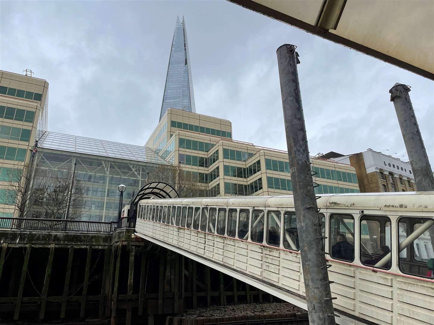 It took just over an hour to arrive at London Bridge pier