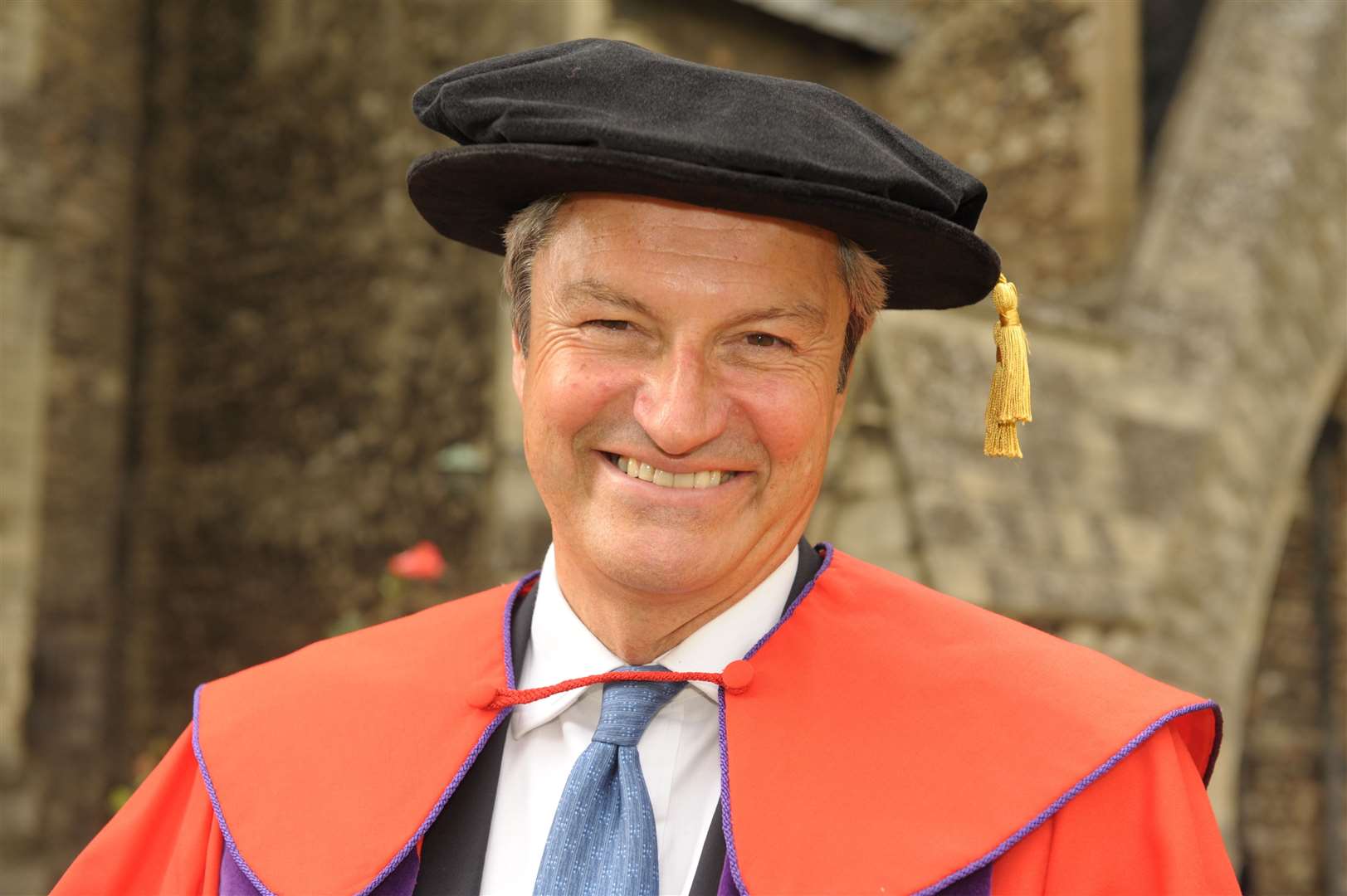 The former BBC presenter is the chancellor of the University of Kent